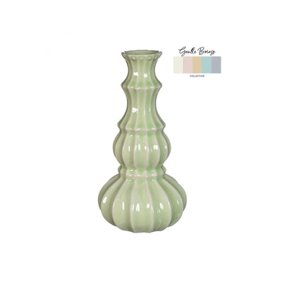 Ideen 4 Jahreszeiten Vase Delphi ø10,3xh20cm lindgrün