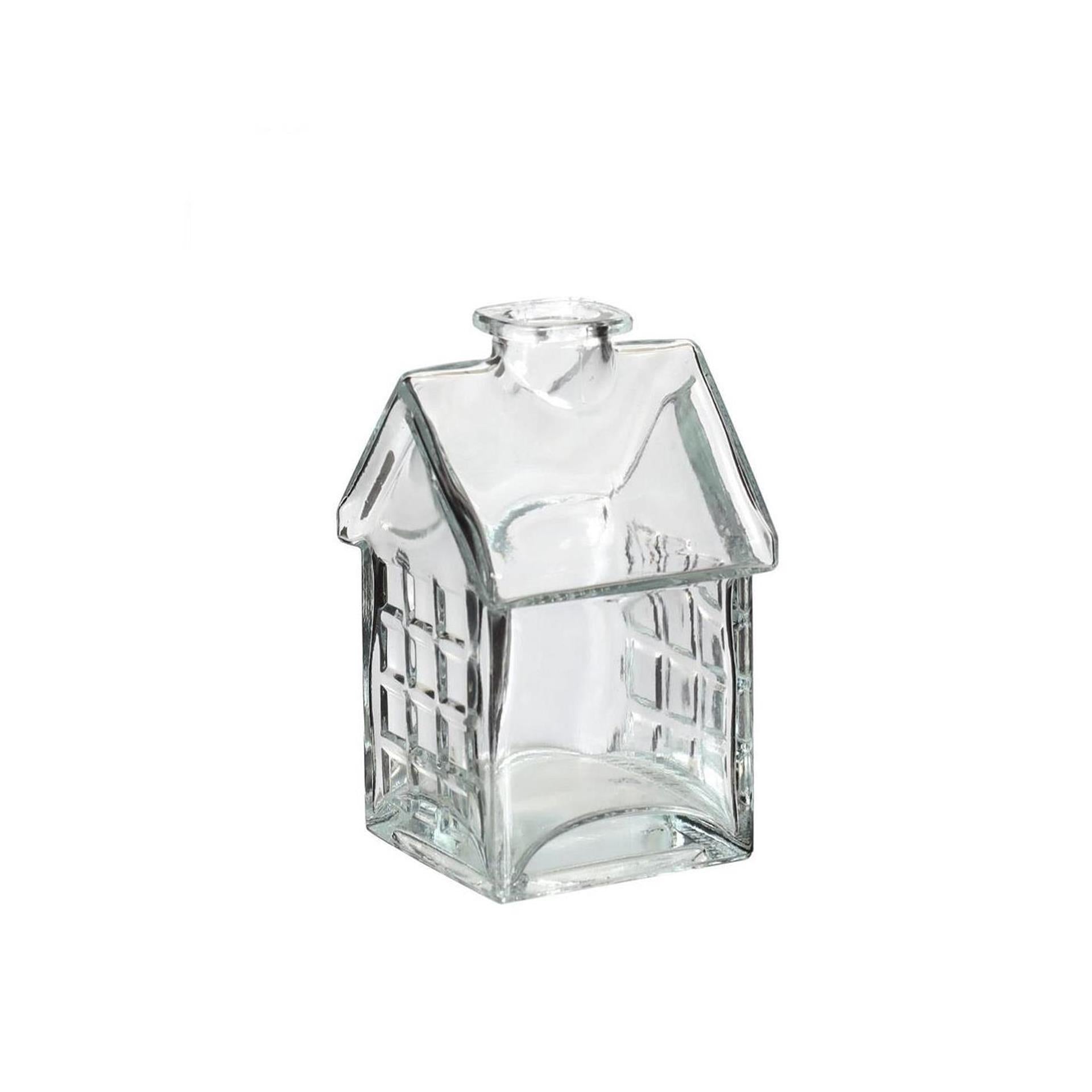 Ideen 4 Jahreszeiten Vase Glashaus 7x7,5xh12cm