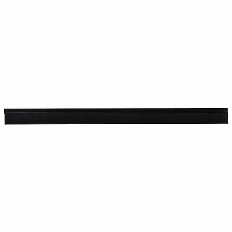 Vidaxx selbstklebende Türbürsten 2 Stück schwarz 100 cm Aluminiumlegierung