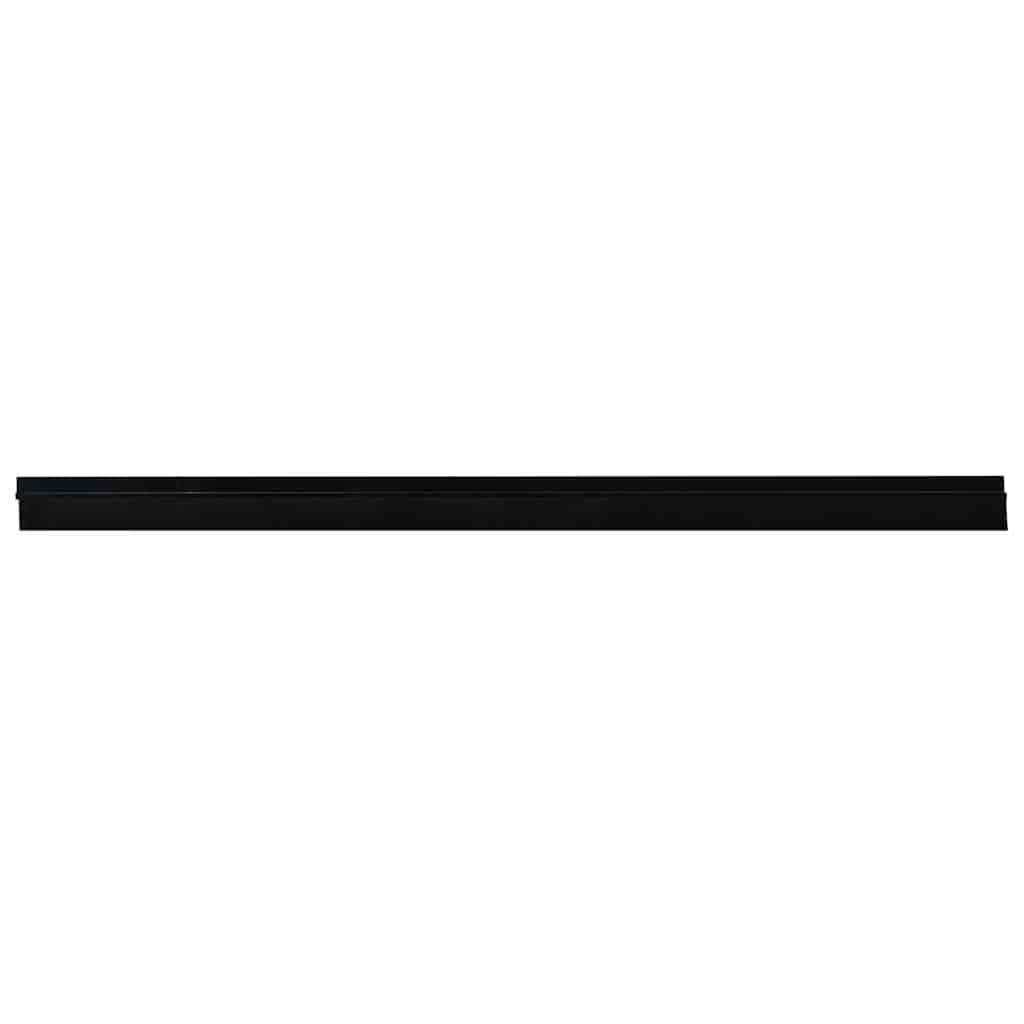 Vidaxx selbstklebende Türbürsten 6 Stück schwarz 100 cm Aluminiumlegierung