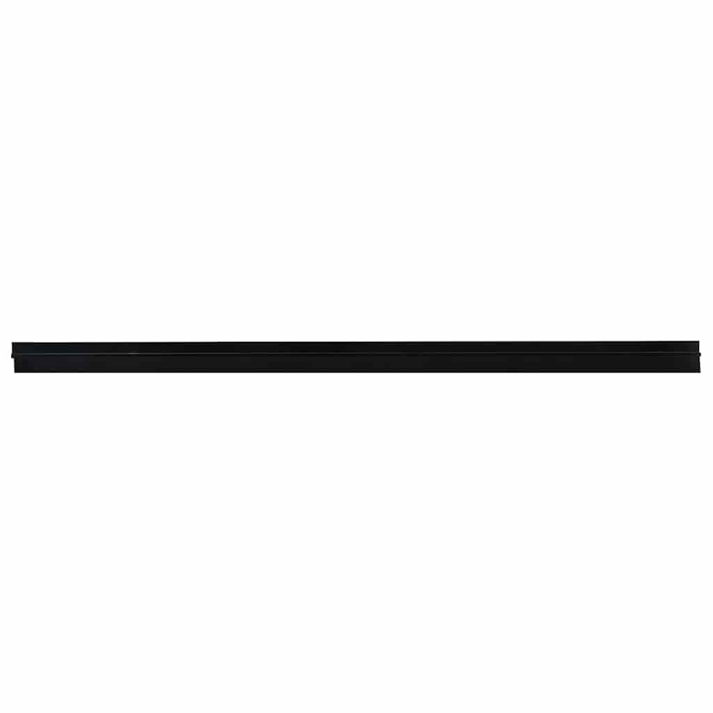Vidaxx selbstklebende Türbürsten 12 Stück schwarz 100 cm