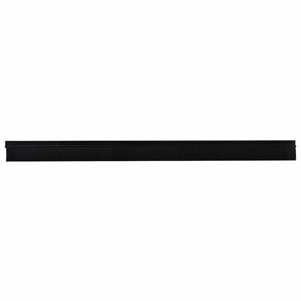 Vidaxx selbstklebende Türbürsten 12 Stück schwarz 100 cm