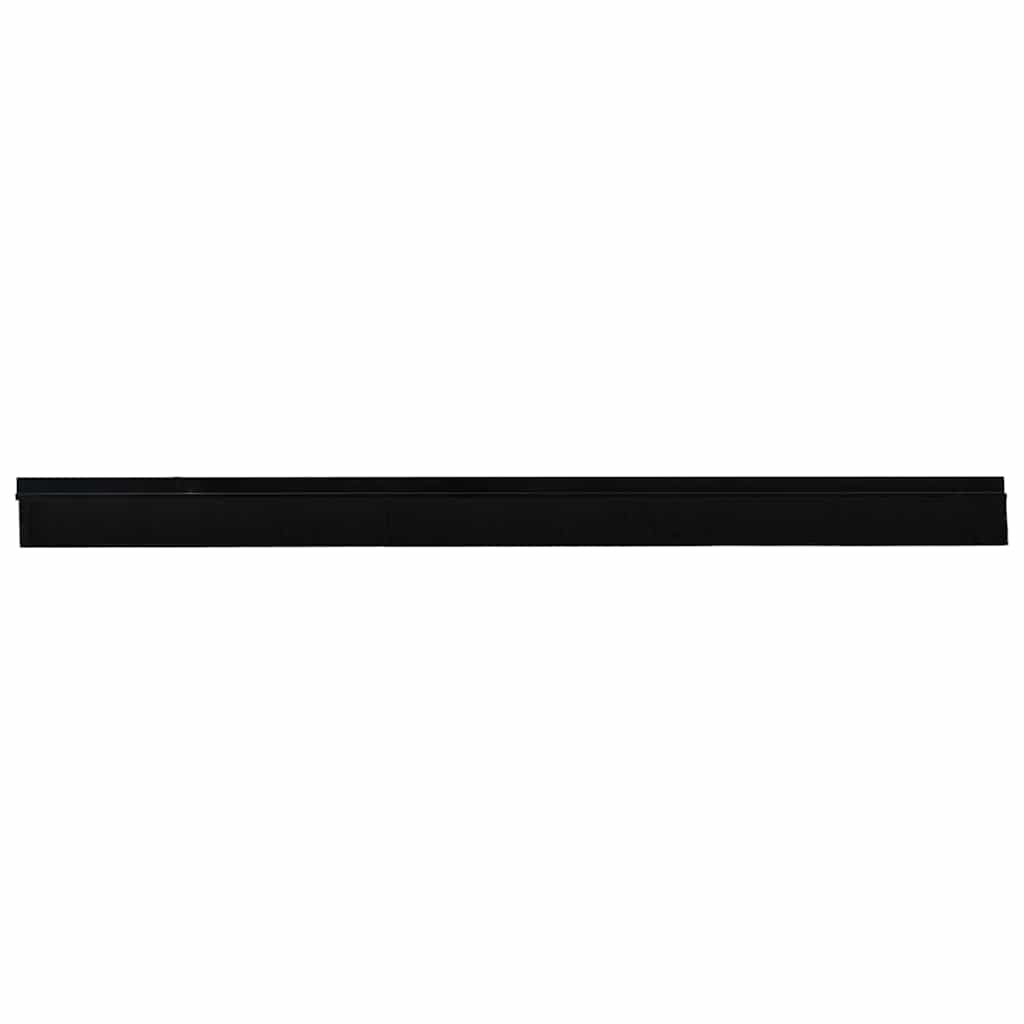 Vidaxx selbstklebende Türbürsten 12 Stück schwarz 100 cm