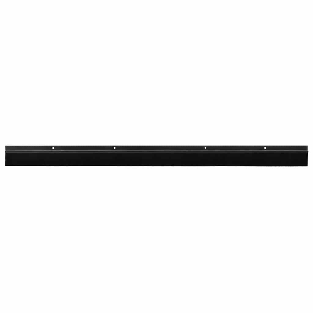 VidaXL schraubbare Türbürstenverschlüsse 12 Stück schwarz 100 cm