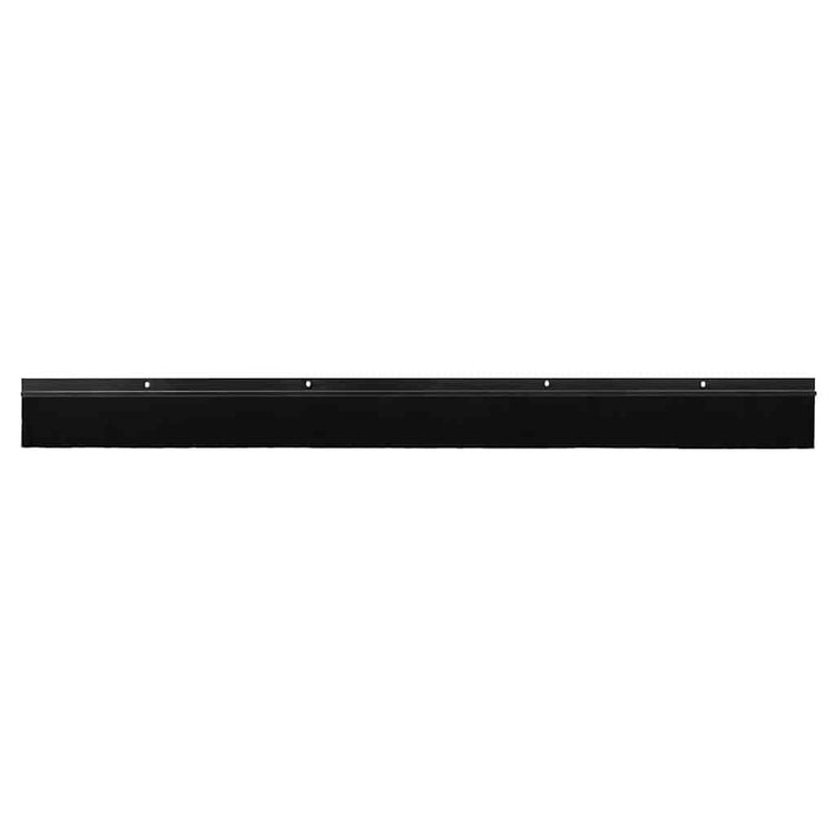 VidaXL schraubbare Türbürstenverschlüsse 12 Stück schwarz 100 cm