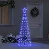 VidaXL LED-Weihnachtsbaum mit Erdspießen mit 390 LED blau 250 cm Eisen