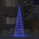 VidaXL LED-Weihnachtsbaum mit Erdspießen mit 800 LED blau 400 cm Eisen