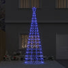 VidaXL LED-Weihnachtsbaum mit Erdspießen mit 800 LED blau 400 cm Eisen