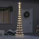 Vidaxxl LED-Weihnachtsbaum mit 290 LED warmweiß 70 x 70 x 250 cm aus Metall