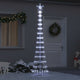 Vidaxxl LED-Weihnachtsbaum mit 290 LED kaltweiß 70 x 70 x 250 cm aus Metall