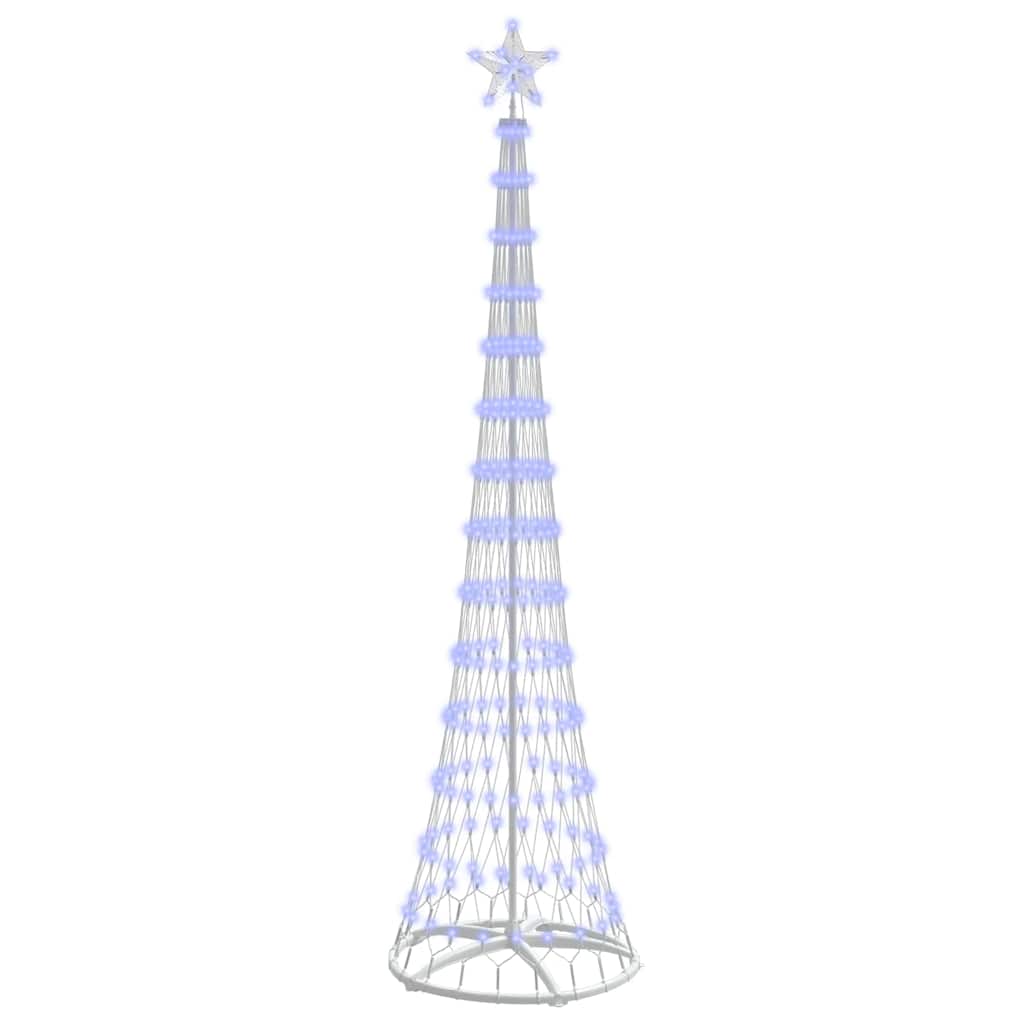 VidaXL LED-Weihnachtsbaum mit 290 LED blau 70 x 70 x 250 cm Metall