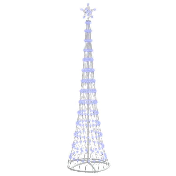 VidaXL LED-Weihnachtsbaum mit 290 LED blau 70 x 70 x 250 cm Metall