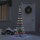 VidaXL LED-Weihnachtsbaum mit 230 LEDs, mehrfarbig, 184,5 cm, Metall