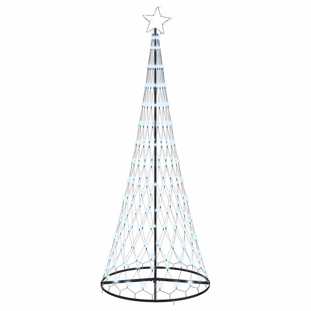 VidaXL LED-Weihnachtsbaum mit 295 LEDs mit standardmäßig kaltweißem 250 cm Metall
