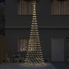 VidaXL LED-Weihnachtsbaum mit 555 LEDs mit standardmäßig warmweißem 500 cm Metall