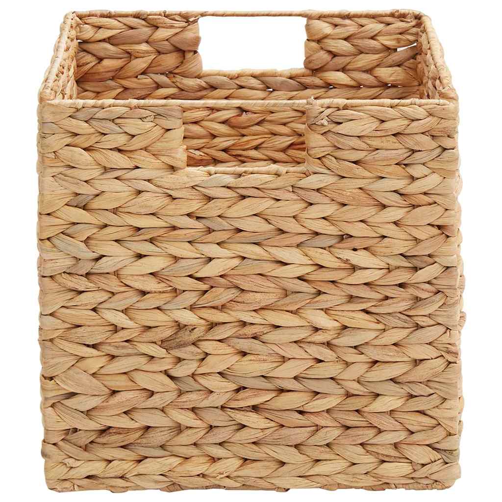 Vidaxl Aufbewahrungskörbe 2 Stück natur 28 x 28 x 28 cm Wasserhyazinthe