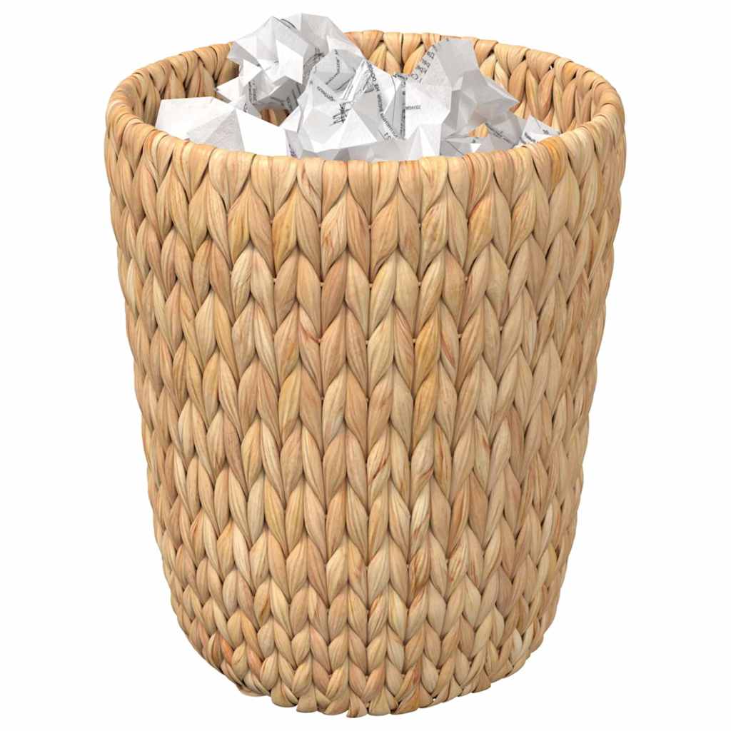 Vidaxl Papierkörbe 2 Stück natur 26 x 26 x 29 cm Wasserhyazinthe