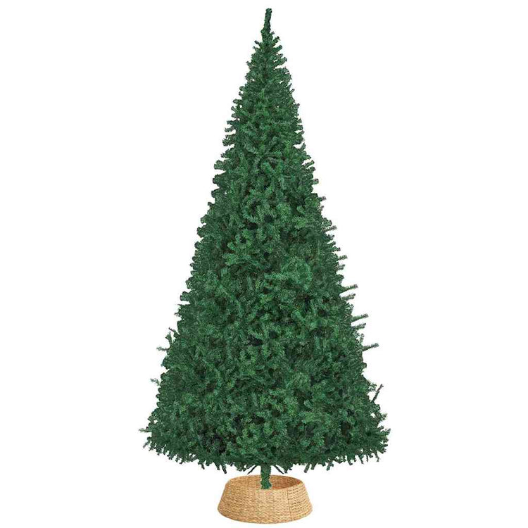 Vidaxx Weihnachtsbaumkragen braun 90 x 90 x 28 cm Wasserhyazinthe