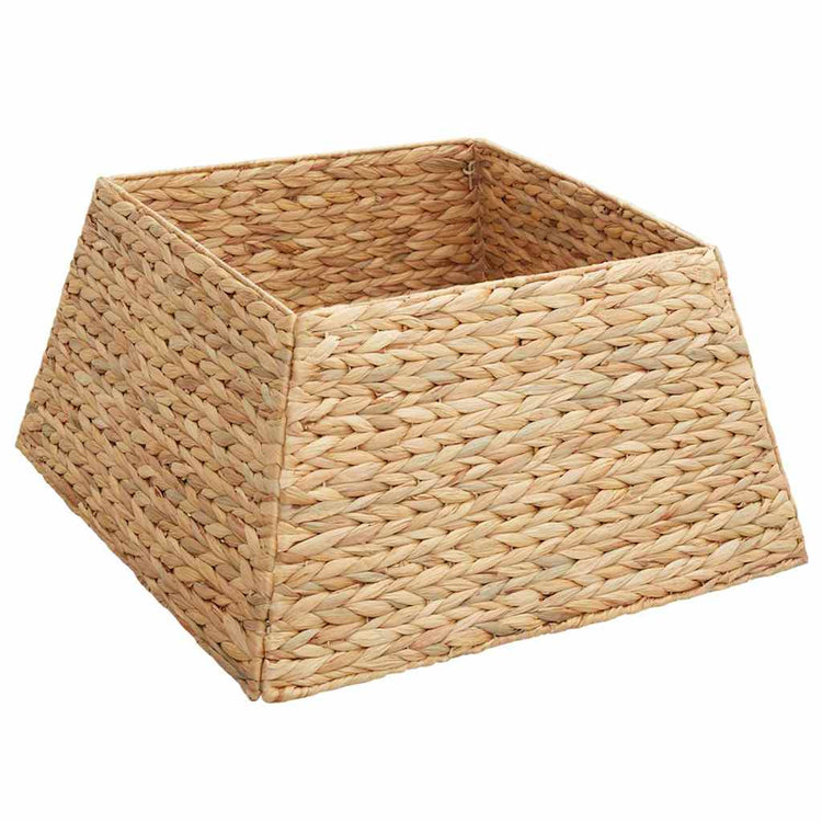 Vidaxx Weihnachtsbaumkragen braun 50 x 50 x 25 cm Wasserhyazinthe