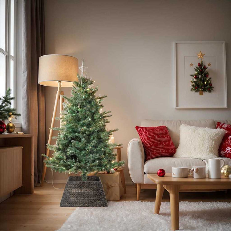 Vidaxx Christbaumkragen Schwarz 60 x 60 x 28 cm Wasserhyazinthe