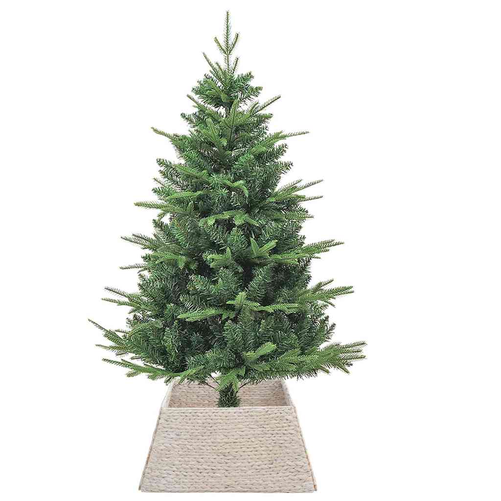 Vidaxx Weihnachtsbaumkragen weiß 70 x 70 x 28 cm Wasserhyazinthe