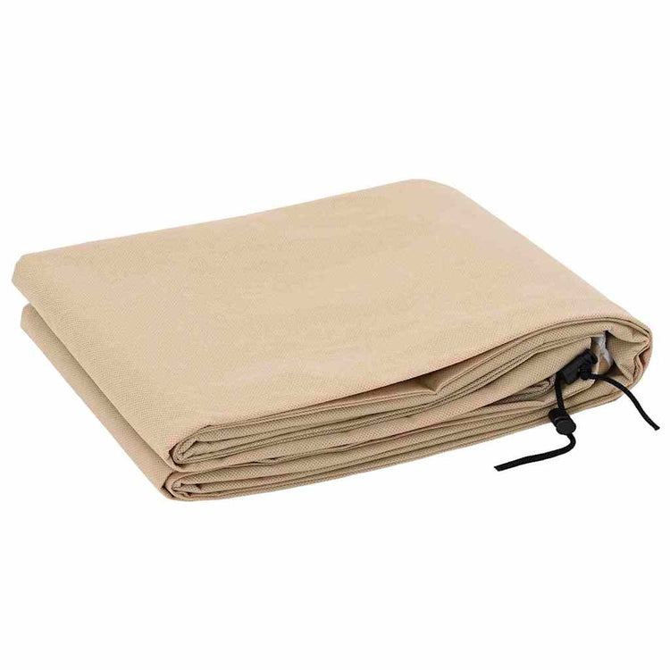 Vidaxx Frostschutz-Pflanzenvlieshüllen 5 Stück beige 1,55 x 1 m