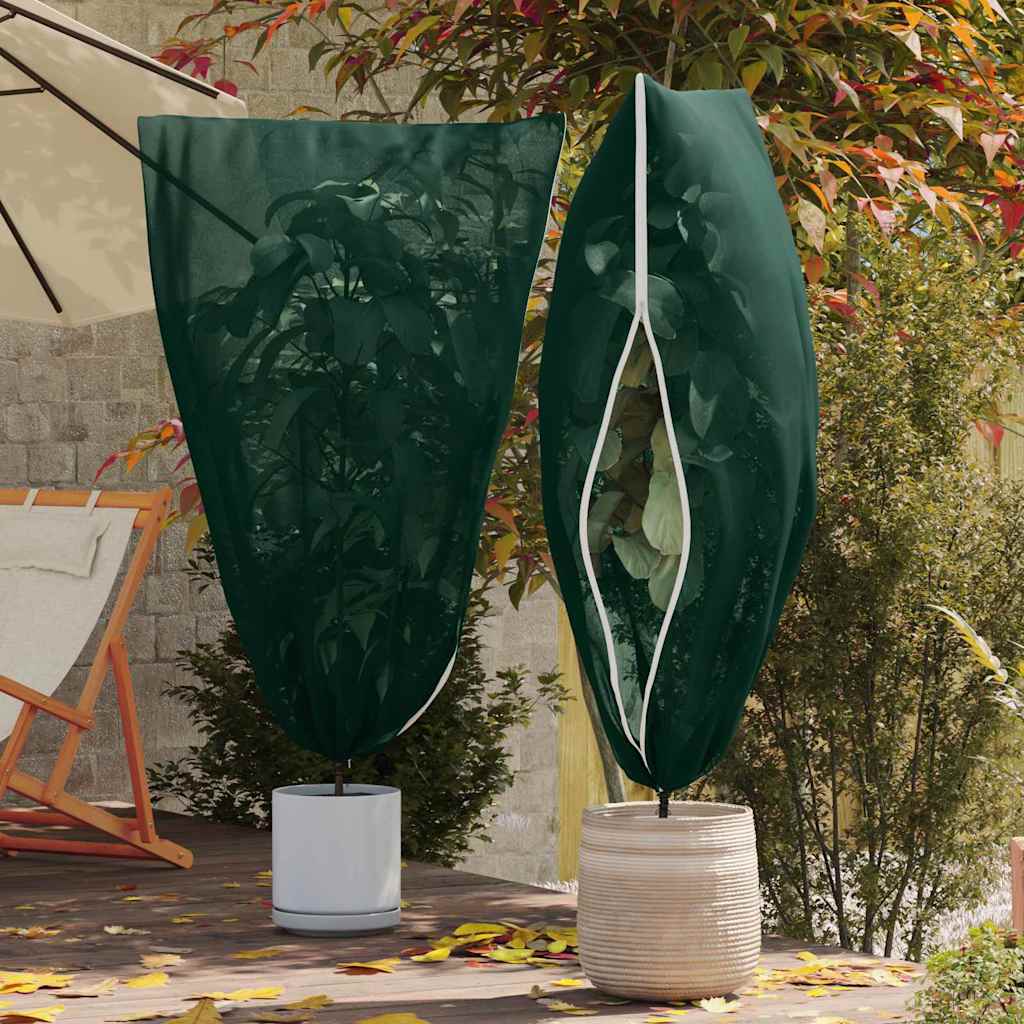 Vidaxx Frostschutz-Pflanzenvlieshüllen 5 Stück grün 1,8 x 1,2 m