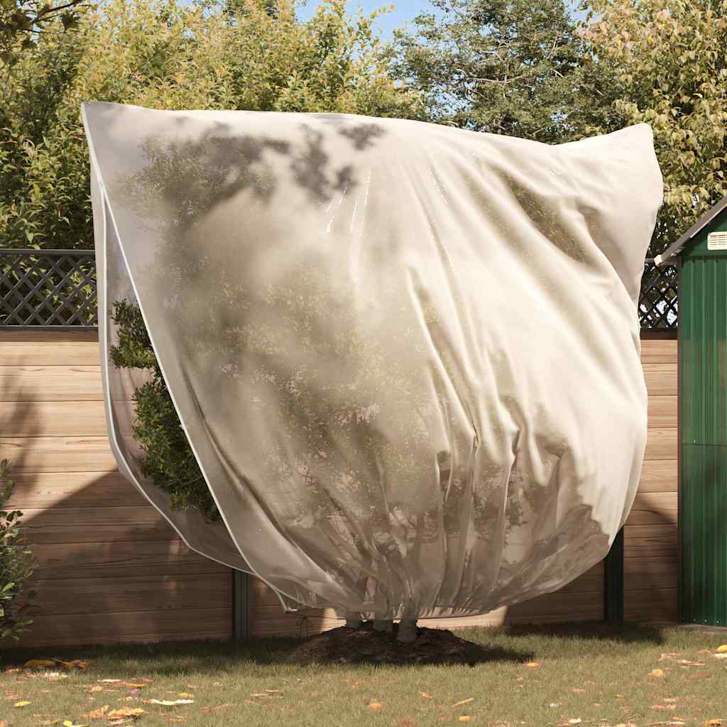 Vidaxx Frostschutz-Pflanzenvliesabdeckungen 3 Stück beige 2,5 x 3,14 m