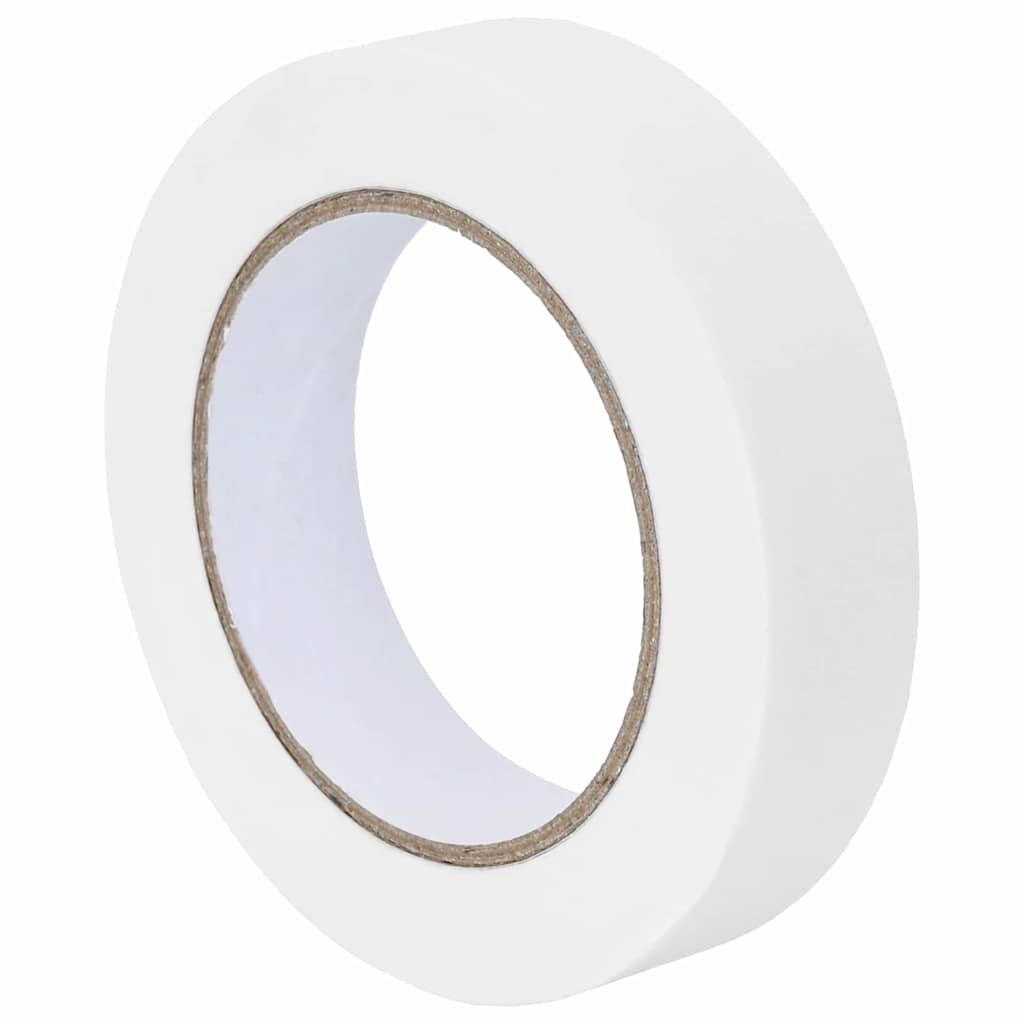 VidaXL Farbabdeckbänder 24 Stück weiß 25 mm x 50 m Papier