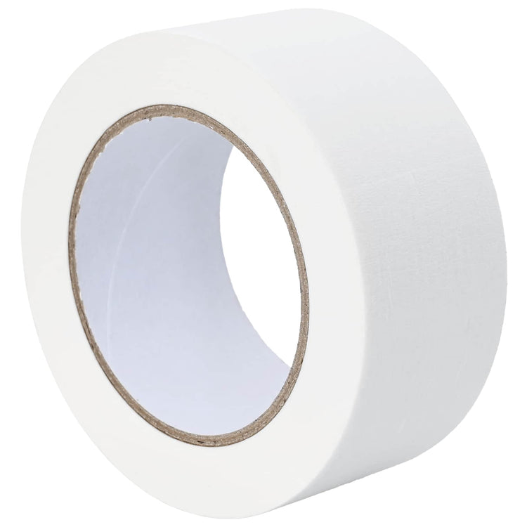 VidaXL Farbabdeckbänder 12 Stück weiß 50 mm x 50 m Papier