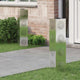 VidaXL Solar-LED-Wegeleuchte 2 Stk. Silber Edelstahl