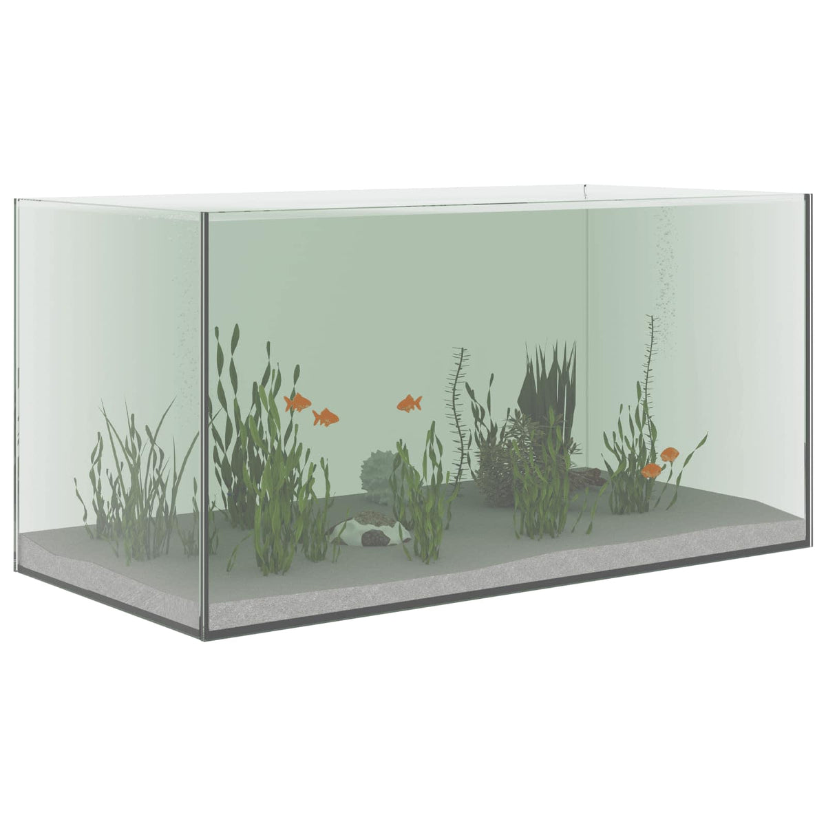 Vidaxx Aquarium mit Stauraum aus transparentem 60 x 30 x 30 cm großem Glas