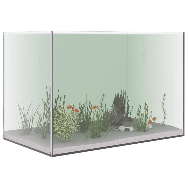 Vidaxx Aquarium mit Stauraum aus transparentem 60 x 35 x 40 cm Glas