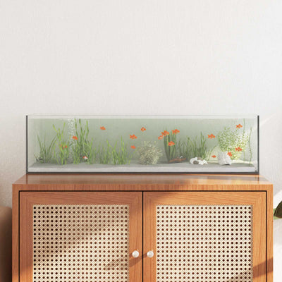 Vidaxx Aquarium mit Aufbewahrung aus transparentem 80 x 20 x 20 cm Glas