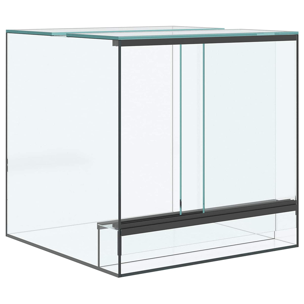 Vidaxx Terrarium mit Stauraum transparentes 30 x 30 x 30 cm großes Glas