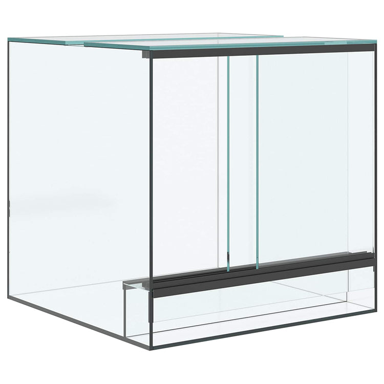 Vidaxx Terrarium mit Stauraum transparentes 30 x 30 x 30 cm großes Glas