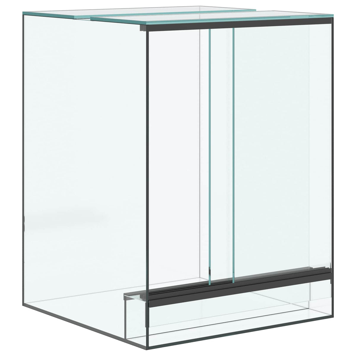 Vidaxx Terrarium mit Aufbewahrung transparentes 30 x 30 x 40 cm großes Glas