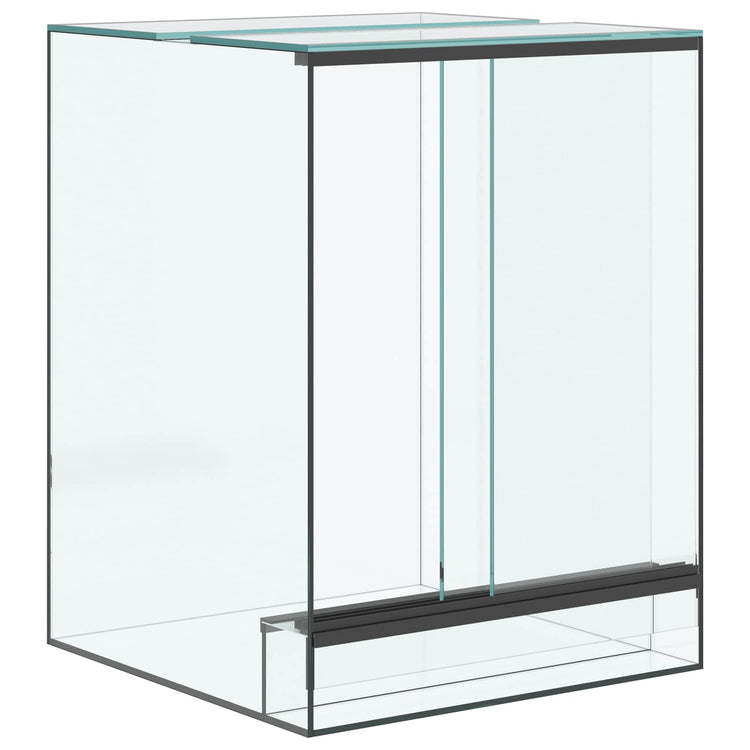 Vidaxx Terrarium mit Aufbewahrung transparentes 30 x 30 x 40 cm großes Glas