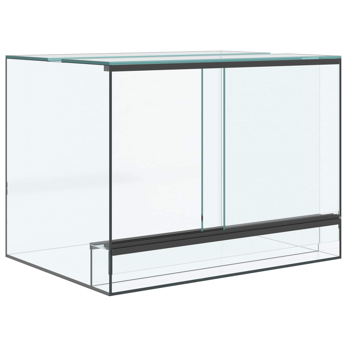 Vidaxx Terrarium mit Stauraum transparentes 40 x 30 x 30 cm großes Glas