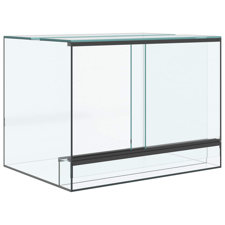 Vidaxx Terrarium mit Stauraum transparentes 40 x 30 x 30 cm großes Glas