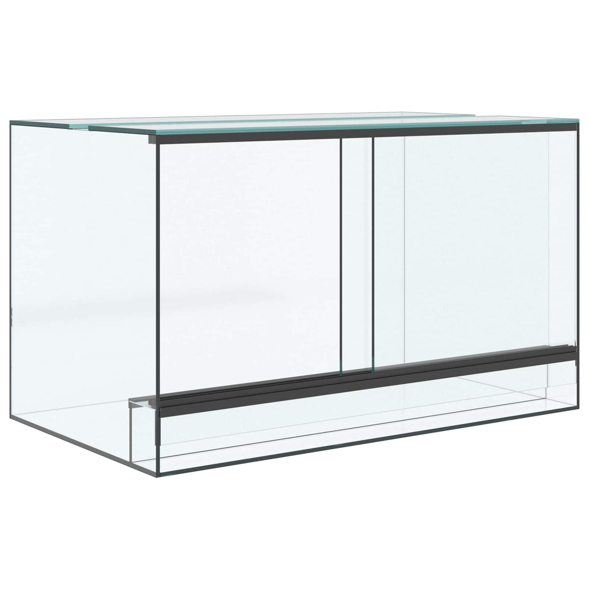 Vidaxx Terrarium mit Stauraum transparentes 50 x 30 x 30 cm großes Glas
