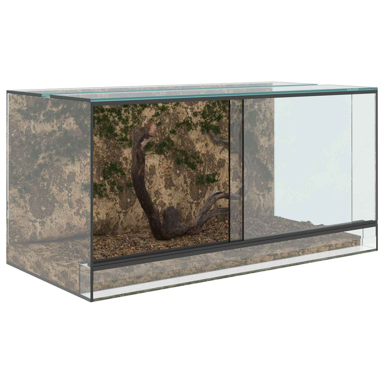 Vidaxx Terrarium mit Stauraum transparent 80 x 40 x 40 cm Glas