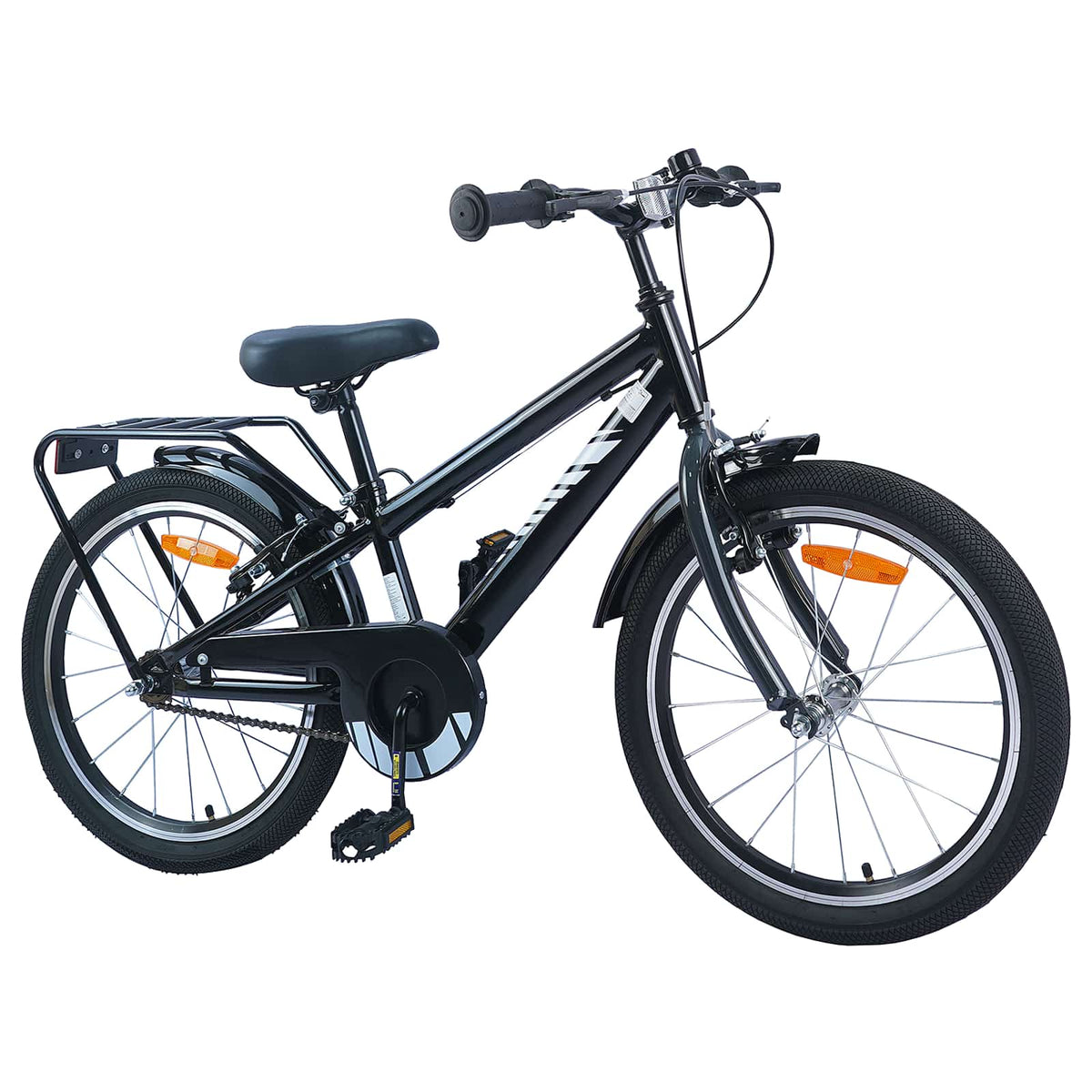 VidaXL Kinderfahrrad 20 Zoll für 6-11 Jahre alt schwarz