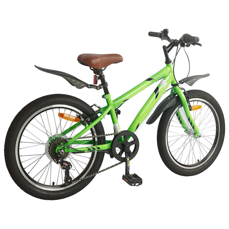 VidaXL Kinderfahrrad 20 Zoll 6-Gang für 6-11 Jahre grün