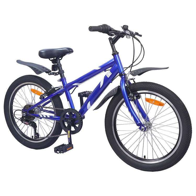 VidaXL Kinderfahrrad 20 Zoll 6-Gang für 6-11 Jahre dunkelblau