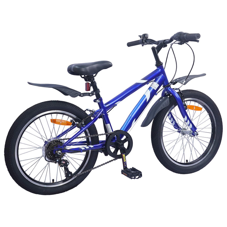 VidaXL Kinderfahrrad 20 Zoll 6-Gang für 6-11 Jahre dunkelblau