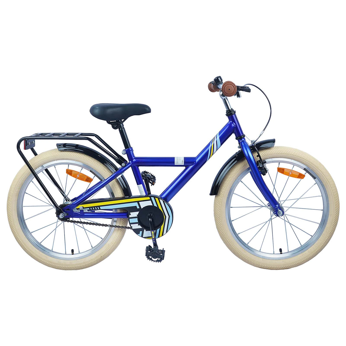 VidaXL Kinderfahrrad 20 Zoll für 6-11 Jahre, dunkelblau