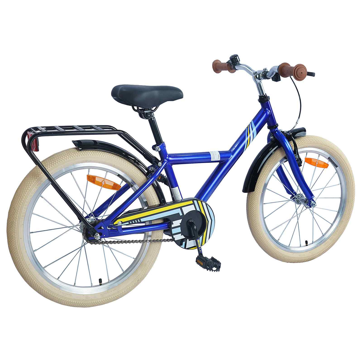 VidaXL Kinderfahrrad 24 Zoll für 8-12 Jahre, dunkelblau