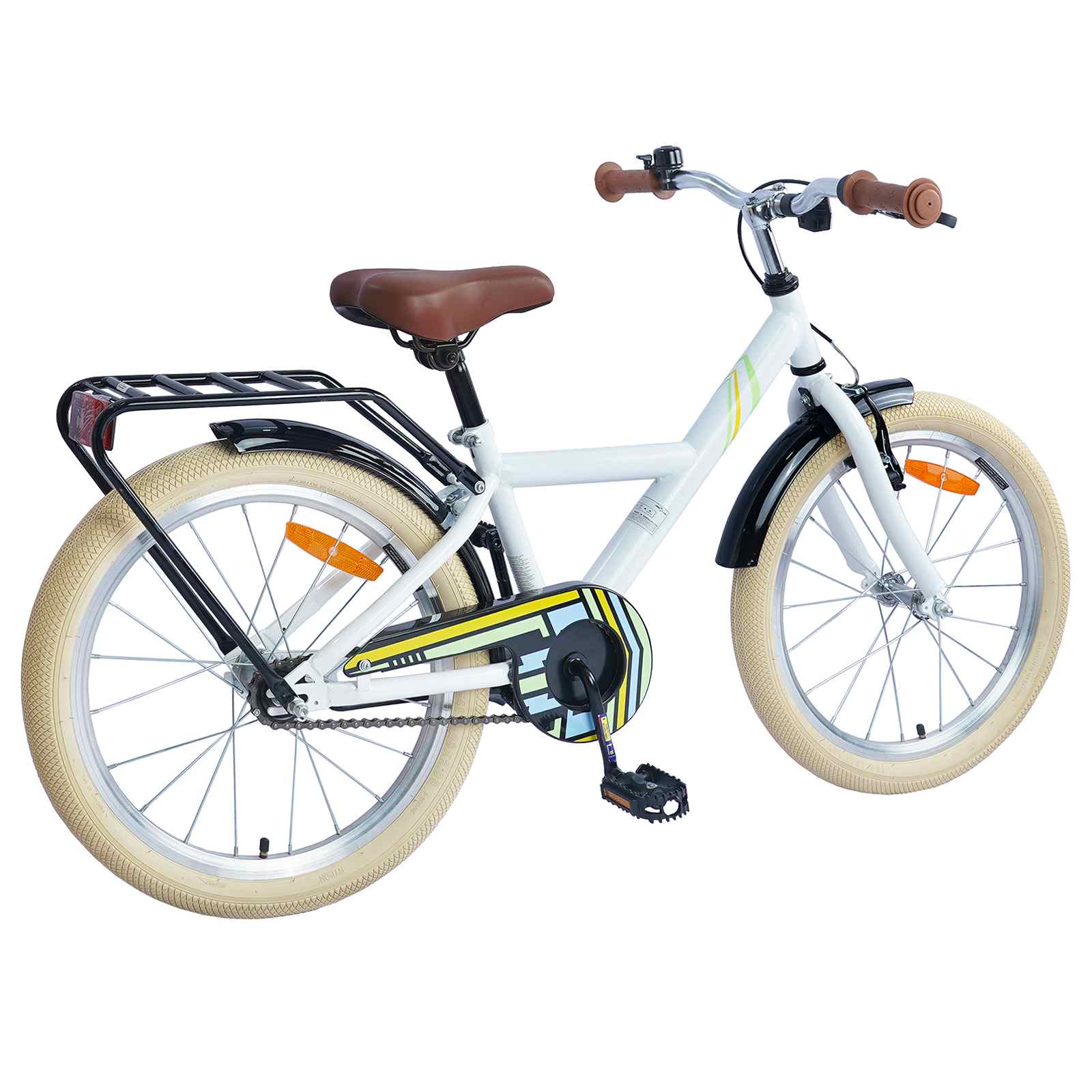 VidaXL Kinderfahrrad 24 Zoll für 8-12 Jahre weiß