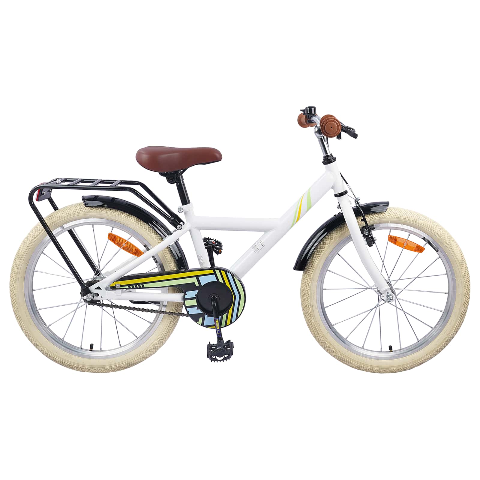 VidaXL Kinderfahrrad 24 Zoll für 8-12 Jahre weiß